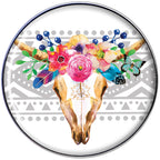 16G 1/4 Watercolor Flower Animal Skull Tragus Cartilage Earring