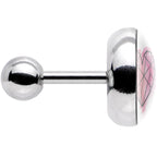 16G 1/4 Watercolor Geometric Heart Tragus Cartilage Earring