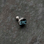 16G 1/4 Epic Blue Cartilage Tragus Earring