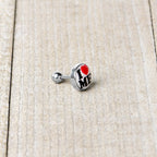 16G 1/4 I Love Me Cartilage Tragus Earring by Onyx O