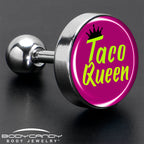 Taco Queen Tragus Cartilage Earring by Onyx O