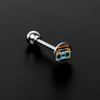 Retro Boombox Barbell Tongue Ring by Onyx O