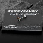 Retro Boombox Barbell Tongue Ring by Onyx O