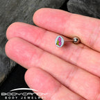 Hot Pink Cool S Barbell Tongue Ring by Onyx O