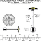 G.O.A.T. Barbell Tongue Ring by Onyx O