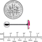Pink Ducky Barbell Tongue Ring by Onyx O