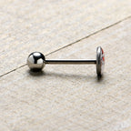 Christmas Peace Love Santa Barbell Tongue Ring by Onyx O
