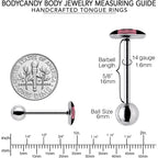 Vibe Barbell Tongue Ring by Onyx O