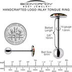 Voodoo Doll Barbell Tongue Ring by Onyx O
