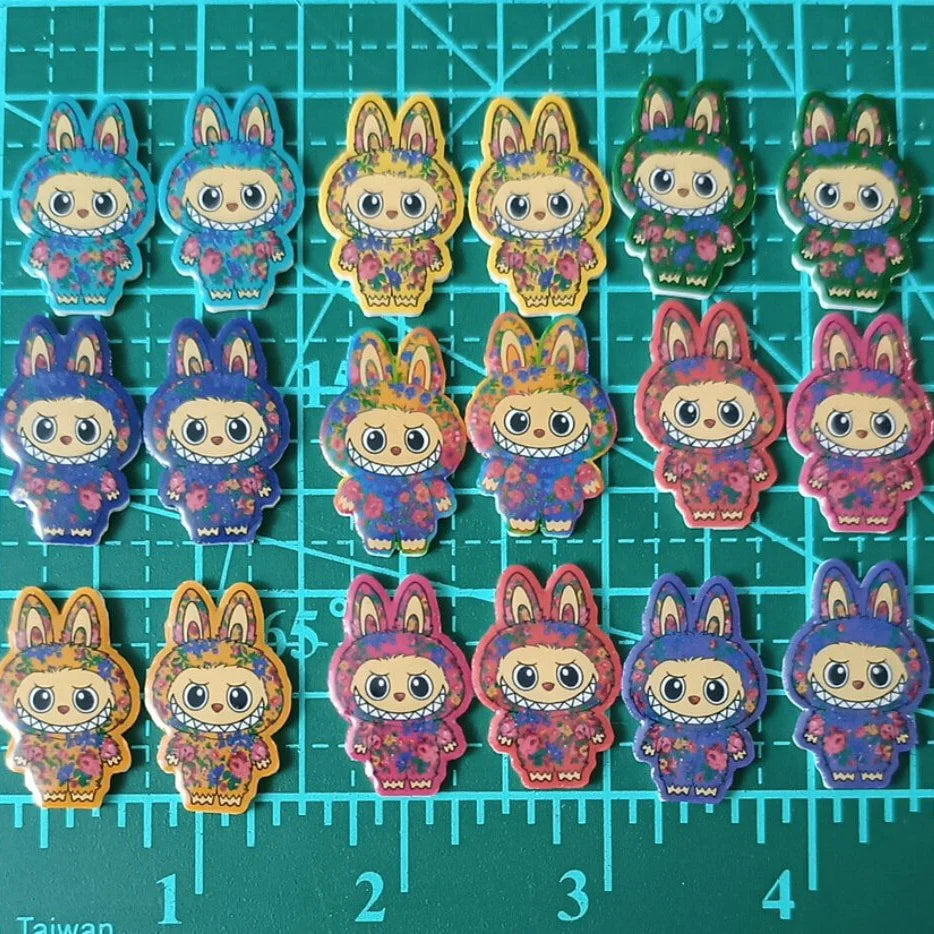 Flat Back Resin Cabs Labubu Themed