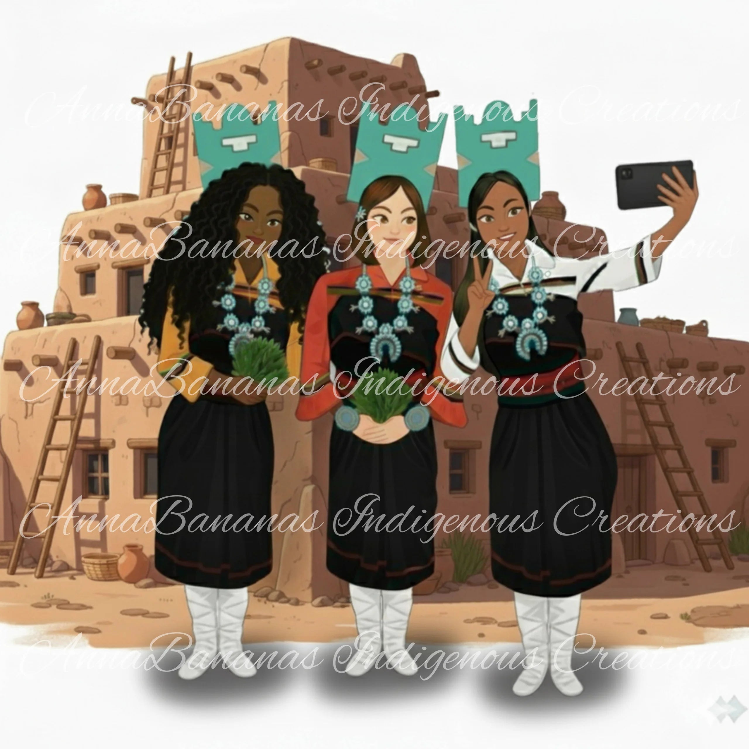 Pueblo Sisterhood Sticker