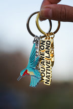 'HUMMINGBIRD' KEY-RING - SILVER