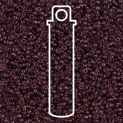 15/0 Miyuki Seed Dark Smoky Amethyst