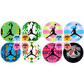 MJ Themed Cabs - ½ INCH GLASS CABS (PAIR)