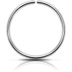 Single Hoop Nose 925 Sterling Silver Nose Hoop Ring