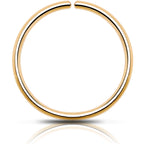 Single Hoop Nose 14k Yellow Gold Filled Nose Hoop Ring