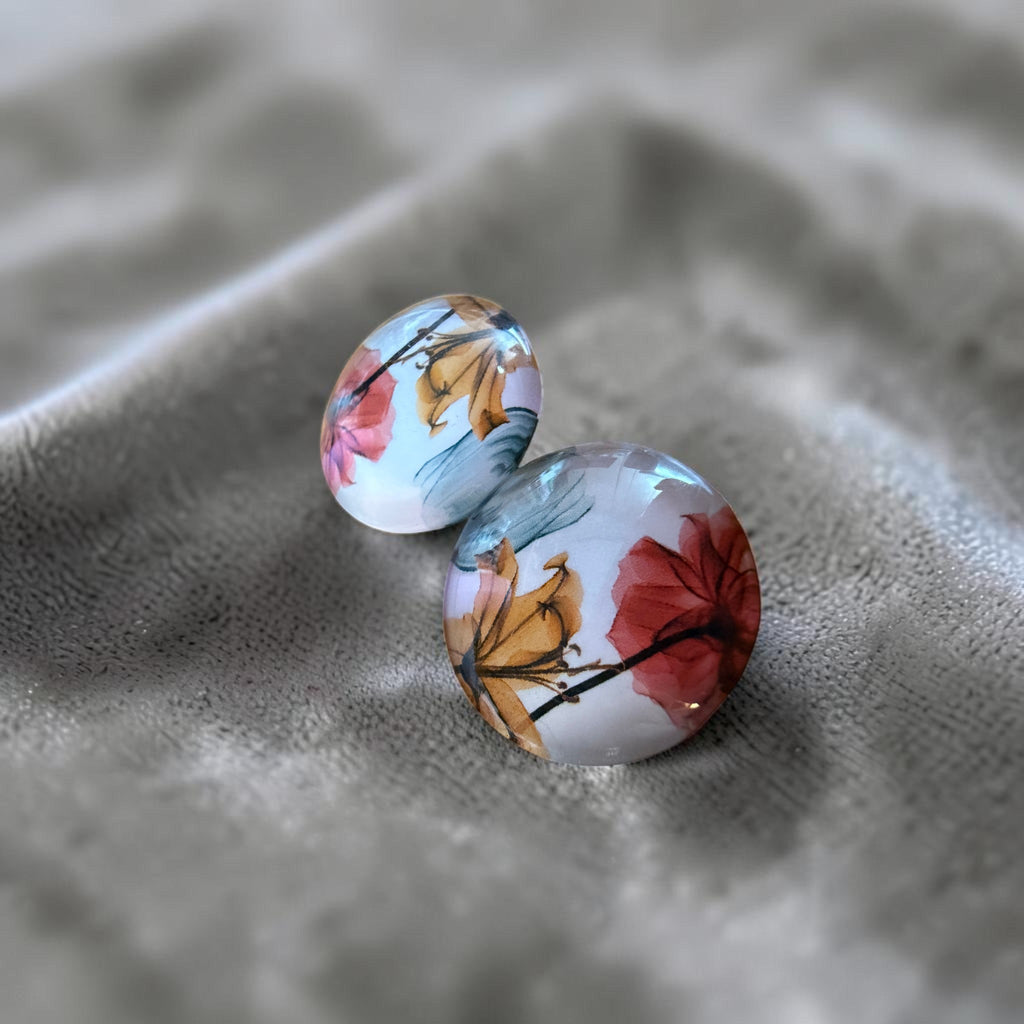 Watercolor Floral 20MM  *10 Styles to Choose From*