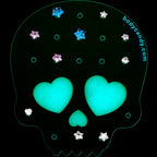 Skull Travel Flat Back Earring Palette