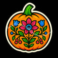 Floral Pumpkin Cabs