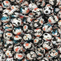 P81 WHITE DAISY 15MM PRINT (10ct)