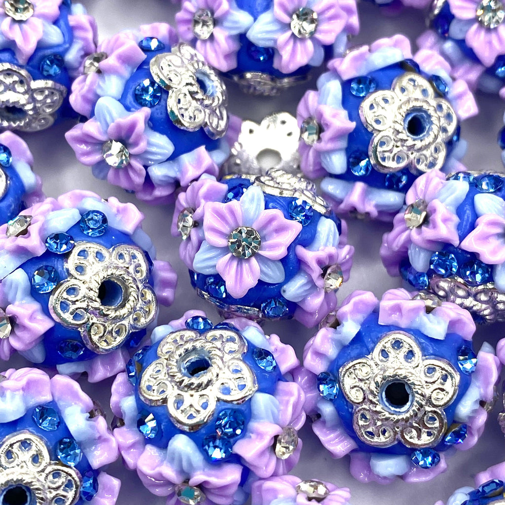 April Showers Bring May Flowers Fancy Acrylic Beads