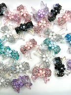 Bows & Blings Rhinestone Luxury Beads - 2pc