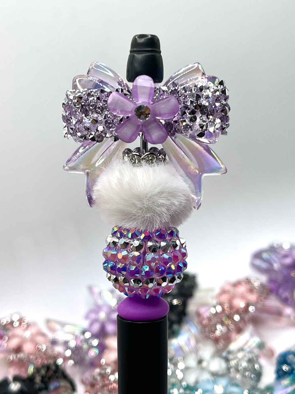 Bows & Blings Rhinestone Luxury Beads - 2pc