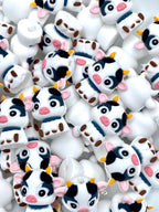 All I Need Is This Cow 3D Silicone Focal Beads
