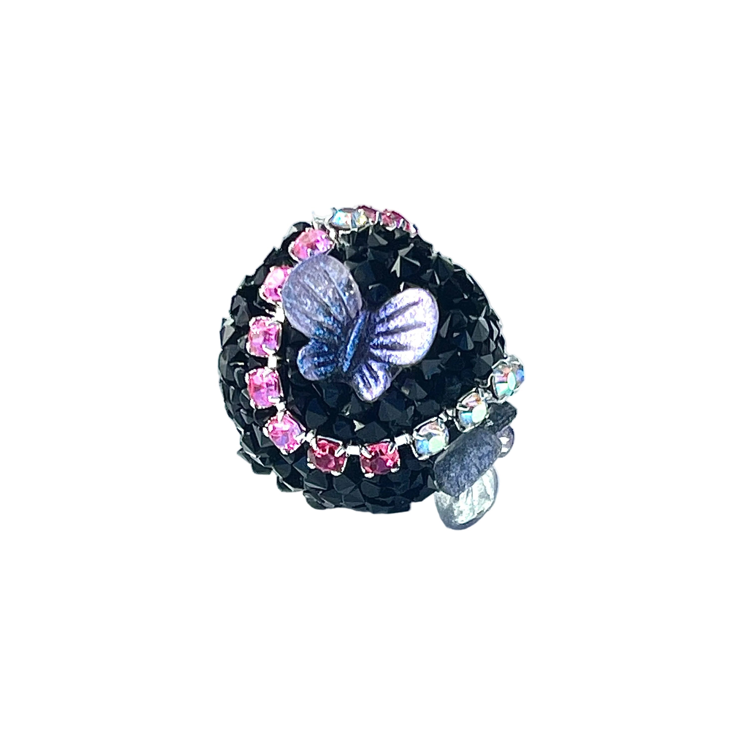 Flutter Acrylic Beads 18mm | Butterfly Beads - 5pcs