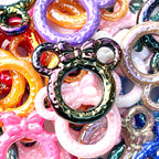 Mouse Acrylic Beads 34 x 37mm - Random Mix