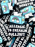 Allergic To Freakin Bullshit 2.0 Silicone Focal Beads
