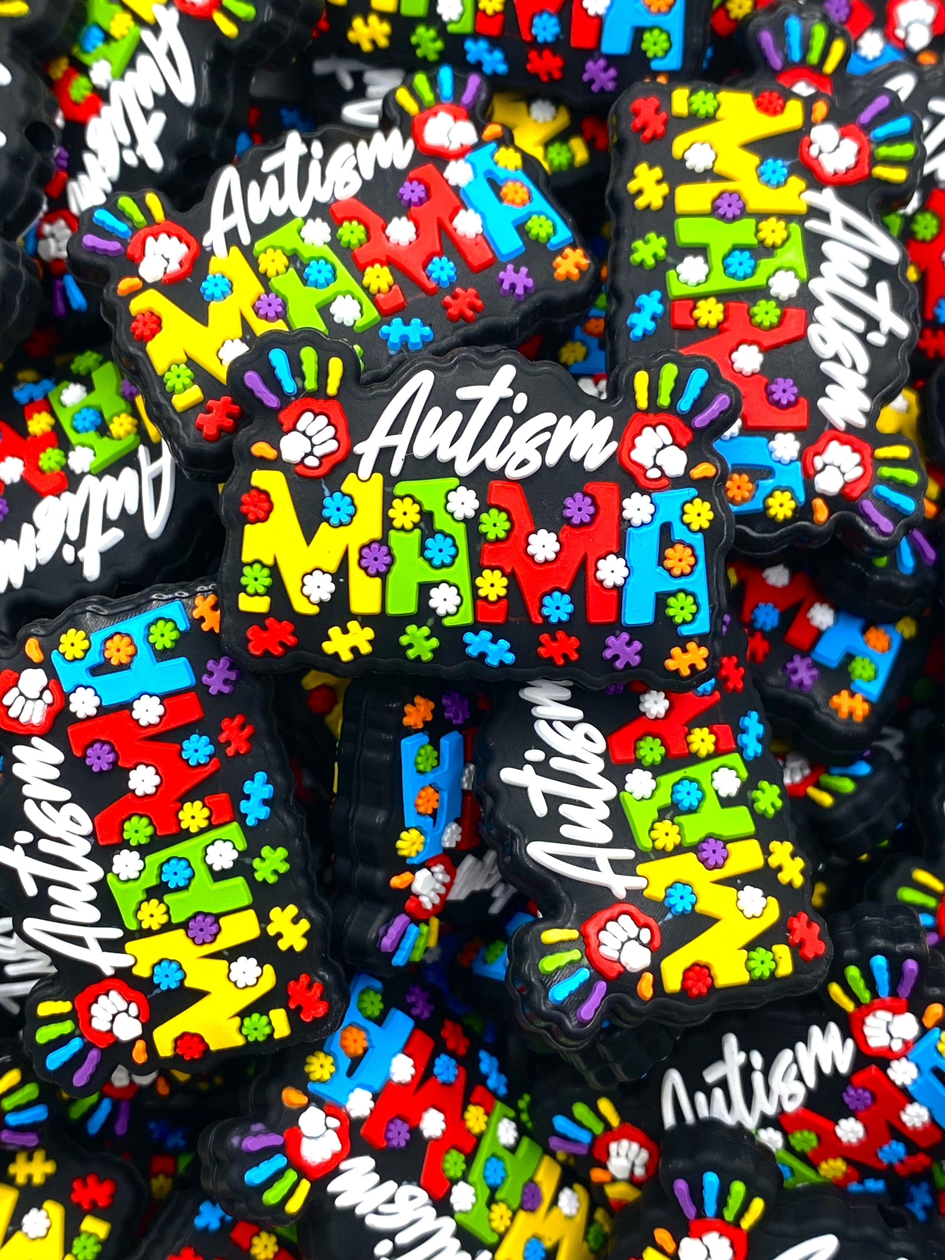 Autism Mama Silicone Focal Beads