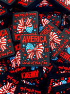 America 1776 Silicone Focal Beads
