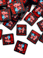 America 1776 Silicone Focal Beads