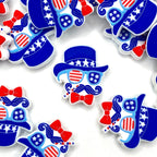 All American Dude Silicone Focal Beads