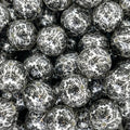 Elegantly Festive Printed Acrylic Beads
