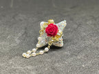 Peace Rose Rhinestone Luxury Beads - 2pcs