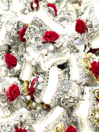 Peace Rose Rhinestone Luxury Beads - 2pcs