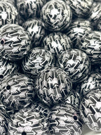 Cupid's Arrow Print Acrylic Beads