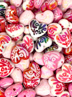 iHeart You Acrylic Beads