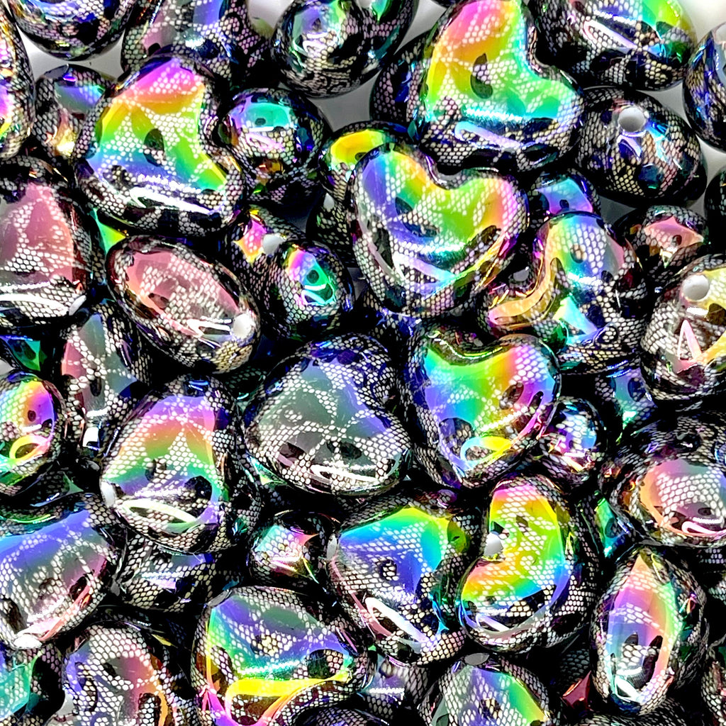 Heart Breaker Acrylic Beads