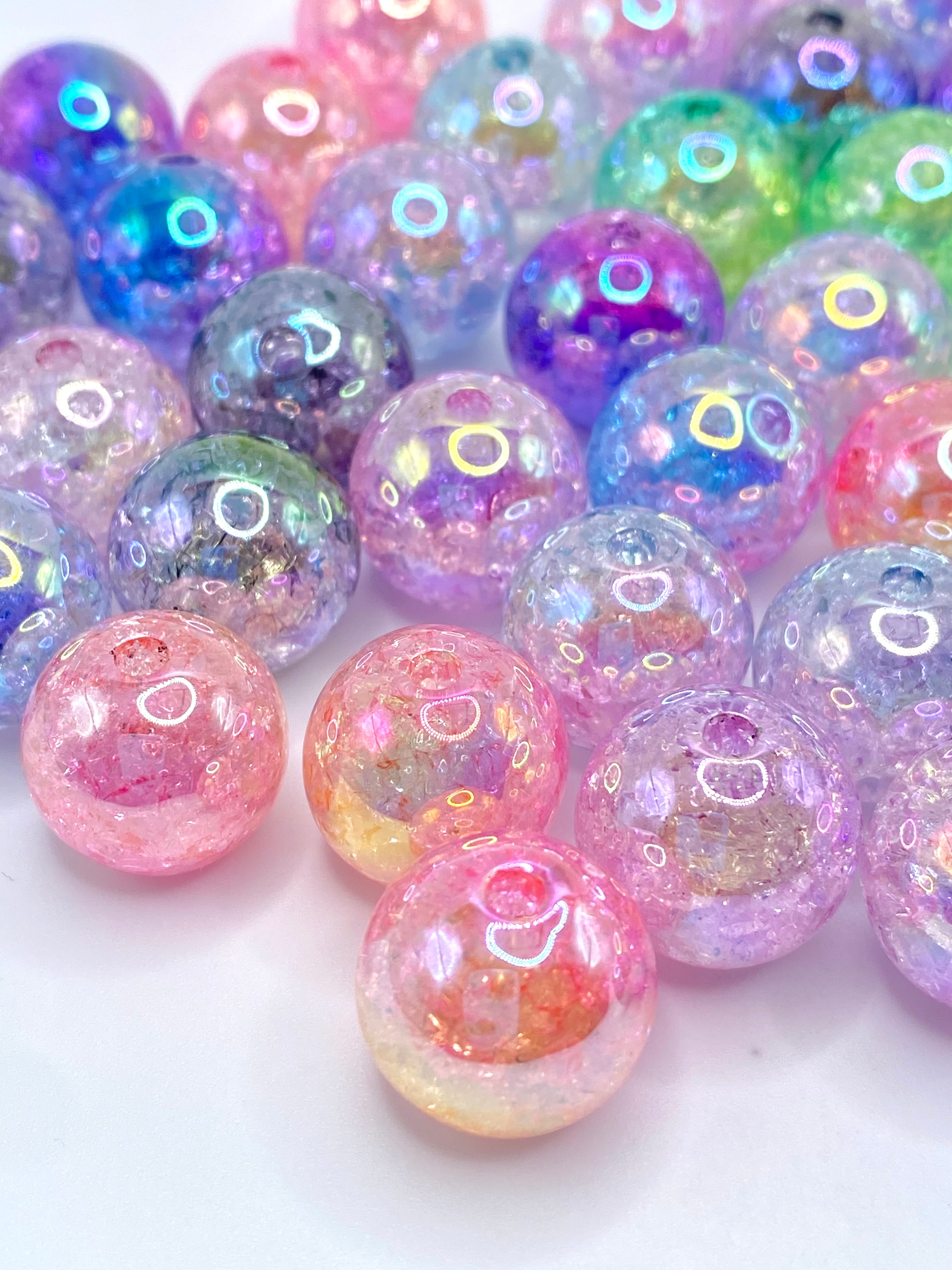 Crystal Ball Acrylic Beads