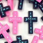 Amazing Grace Silicone Focal Beads