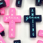 Amazing Grace Silicone Focal Beads