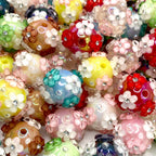 She's A Wild Flower Fancy Beads- 5pcs