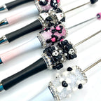 6pc Spooky Vibes Fancy Beadable Pens