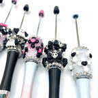 6pc Spooky Vibes Fancy Beadable Pens