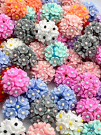 Flowers Make Me Happy Fancy Acrylic Beads