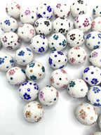 Delicate Snow Flower Fancy Acrylic Beads