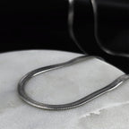 Stainless Steel 3mm Herringbone Link Chain Necklace